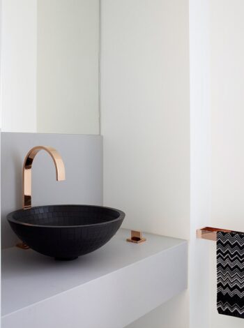 Sink in bathroom